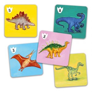 Djeco - Batasaurus - Dinók csatája memória kártyajáték